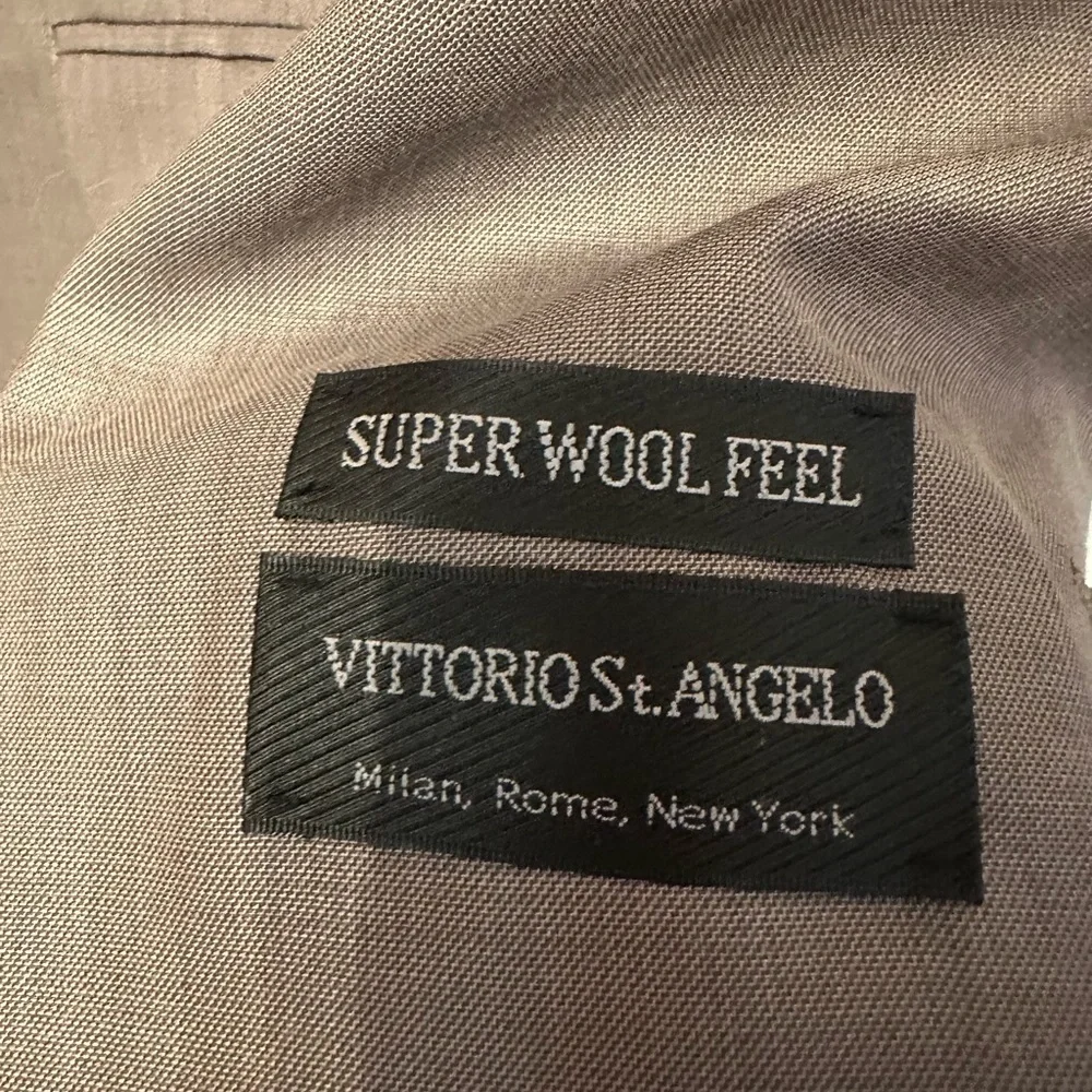 NWT Y2K Era Vittorio St Angelo Y2K Era Gray Sport Coat Blazer 40L